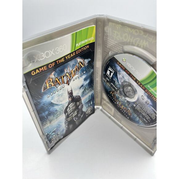 Batman: Arkham Asylum -- Game of the Year Edition (Microsoft Xbox 360, 2010) CIB - Picture 3 of 6